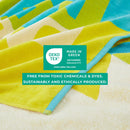 2 Pack Vibrant Beach Towels - Boca Collection by Great Bay Home