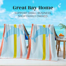 2 Pack Vibrant Beach Towels - Boca Collection by Great Bay Home