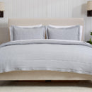 Textured Striped Quilt Set - Ellie Collection by Great Bay Home