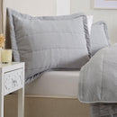 Textured Striped Quilt Set - Ellie Collection by Great Bay Home