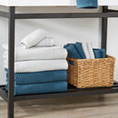 4 Pack Ribbed Hand Towels - Rori Collection by Great Bay Home