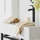4 Pack Ribbed Hand Towels - Rori Collection by Great Bay Home