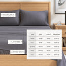 Heathered Solid Cotton Blend Flannel Sheet Set - Anders Collection by Great Bay Home