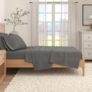 Heathered Solid Cotton Blend Flannel Sheet Set - Anders Collection by Great Bay Home