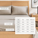 Heathered Solid Cotton Blend Flannel Sheet Set - Anders Collection by Great Bay Home
