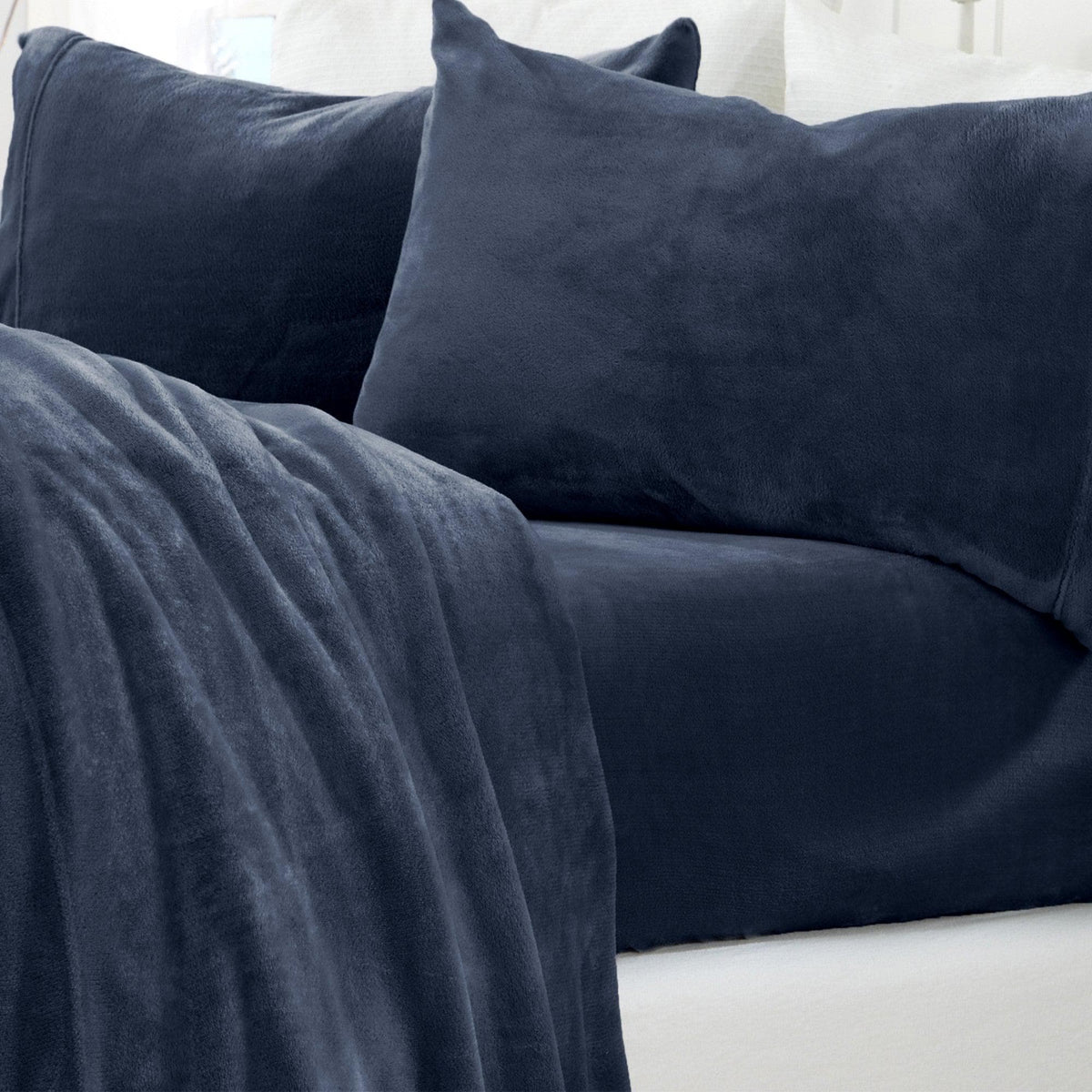 Solid Jewel-Toned Plush Sheet - Velvet Luxe Collection, photo 8 of 14