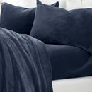 Solid Jewel-Toned Plush Sheet - Velvet Luxe Collection by Great Bay Home