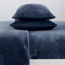 Solid Jewel-Toned Plush Sheet - Velvet Luxe Collection by Great Bay Home