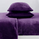 Solid Jewel-Toned Plush Sheet - Velvet Luxe Collection by Great Bay Home
