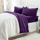 Solid Jewel-Toned Plush Sheet - Velvet Luxe Collection by Great Bay Home