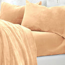 Solid Jewel-Toned Plush Sheet - Velvet Luxe Collection by Great Bay Home