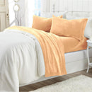 Solid Jewel-Toned Plush Sheet - Velvet Luxe Collection by Great Bay Home