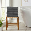 4 Pack Cotton Bath Towels - Kasper Collection by Great Bay Home