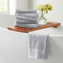 4 Pack Cotton Bath Towels - Kasper Collection by Great Bay Home