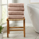 4 Pack Cotton Bath Towels - Kasper Collection by Great Bay Home