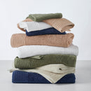 4 Pack Cotton Bath Towels - Kasper Collection by Great Bay Home