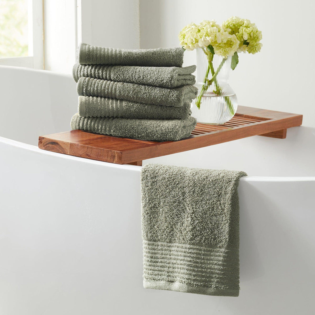 4 Pack Cotton Bath Towels - Kasper Collection, photo 28 of 41