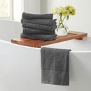6 Pack Cotton Hand Towels - Kasper Collection by Great Bay Home