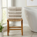 6 Pack Cotton Hand Towels - Kasper Collection by Great Bay Home