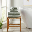 6 Piece Set Cotton Bath Towels - Kasper Collection by Great Bay Home