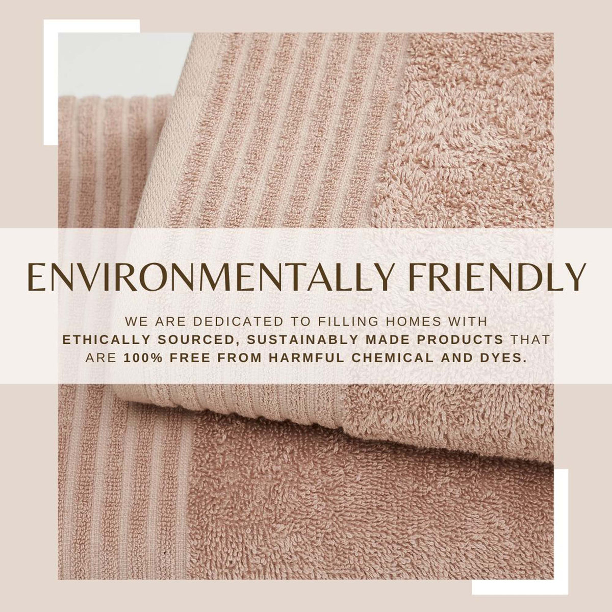 6 Piece Set Cotton Bath Towels - Kasper Collection, photo 22 of 41