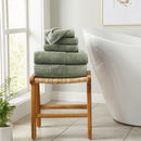 6 Piece Set Cotton Bath Towels - Kasper Collection by Great Bay Home