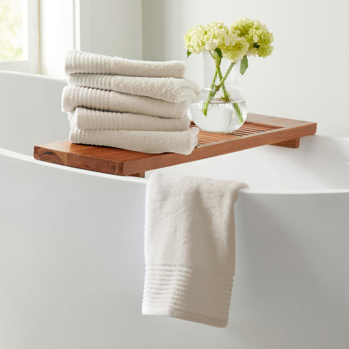 6 Piece Set Cotton Bath Towels - Kasper Collection, photo 33 of 41