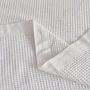 100% Cotton Small Waffle Weave Blanket - Hazel Collection by Great Bay Home