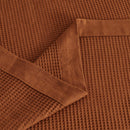 100% Cotton Small Waffle Weave Blanket - Hazel Collection by Great Bay Home