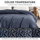 100% Cotton Small Waffle Weave Blanket - Hazel Collection by Great Bay Home
