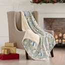 Sherpa Throw Blanket - Eve Collection by Great Bay Home