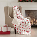 Sherpa Throw Blanket - Eve Collection by Great Bay Home