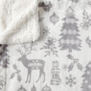 Sherpa Throw Blanket - Eve Collection by Great Bay Home