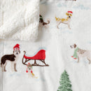 Sherpa Throw Blanket - Eve Collection by Great Bay Home