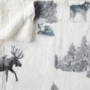 Sherpa Throw Blanket - Hudson Collection by Great Bay Home
