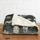 Sherpa Throw Blanket - Hudson Collection by Great Bay Home