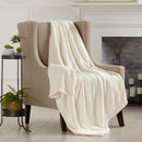 Velvet Plush Sherpa Luxury Bed Blanket - Cielo Collection by Great Bay Home