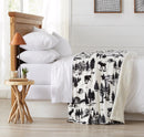 Velvet Plush Sherpa Luxury Bed Blanket - Cielo Collection by Great Bay Home