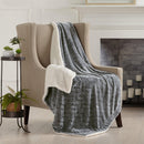 Velvet Plush Sherpa Luxury Bed Blanket - Cielo Collection by Great Bay Home