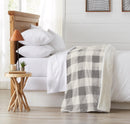 Velvet Plush Sherpa Luxury Bed Blanket - Cielo Collection by Great Bay Home
