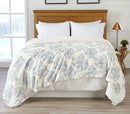 Velvet Plush Sherpa Luxury Bed Blanket - Cielo Collection by Great Bay Home
