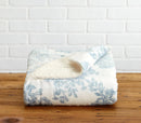 Velvet Plush Sherpa Luxury Bed Blanket - Cielo Collection by Great Bay Home