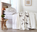 Velvet Plush Sherpa Luxury Bed Blanket - Cielo Collection by Great Bay Home