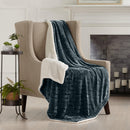 Velvet Plush Sherpa Luxury Bed Blanket - Cielo Collection by Great Bay Home