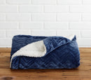 Velvet Plush Sherpa Luxury Bed Blanket - Cielo Collection by Great Bay Home