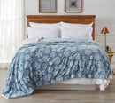 Velvet Plush Sherpa Luxury Bed Blanket - Cielo Collection by Great Bay Home