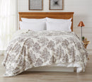 Velvet Plush Sherpa Luxury Bed Blanket - Cielo Collection by Great Bay Home