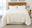 Velvet Plush Sherpa Luxury Bed Blanket - Cielo Collection by Great Bay Home