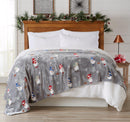 Velvet Throw Blanket - Pearl Collection by Great Bay Home