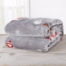 Velvet Throw Blanket - Pearl Collection by Great Bay Home